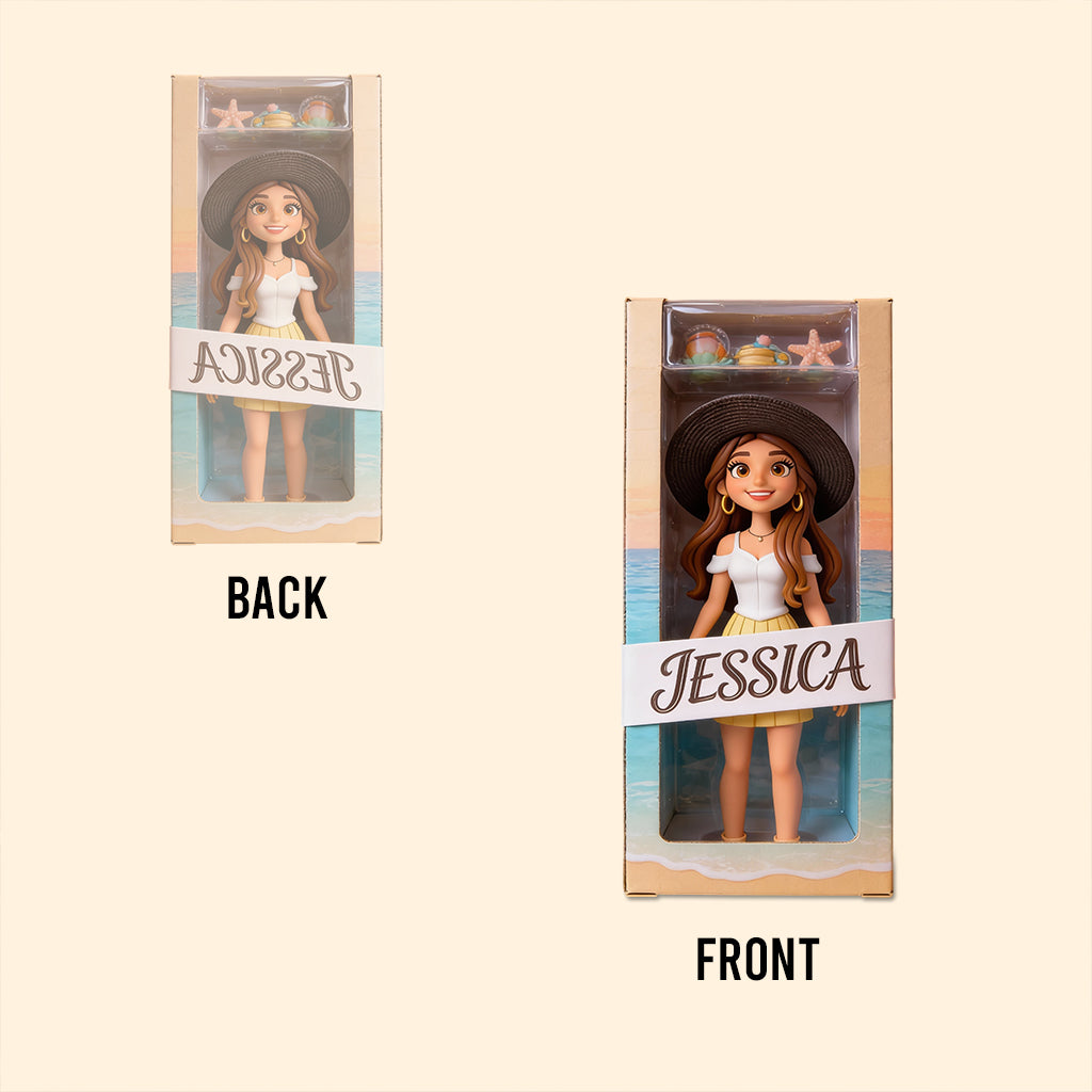 Reiselust – Personalisierte Acrylplakette in individueller Form