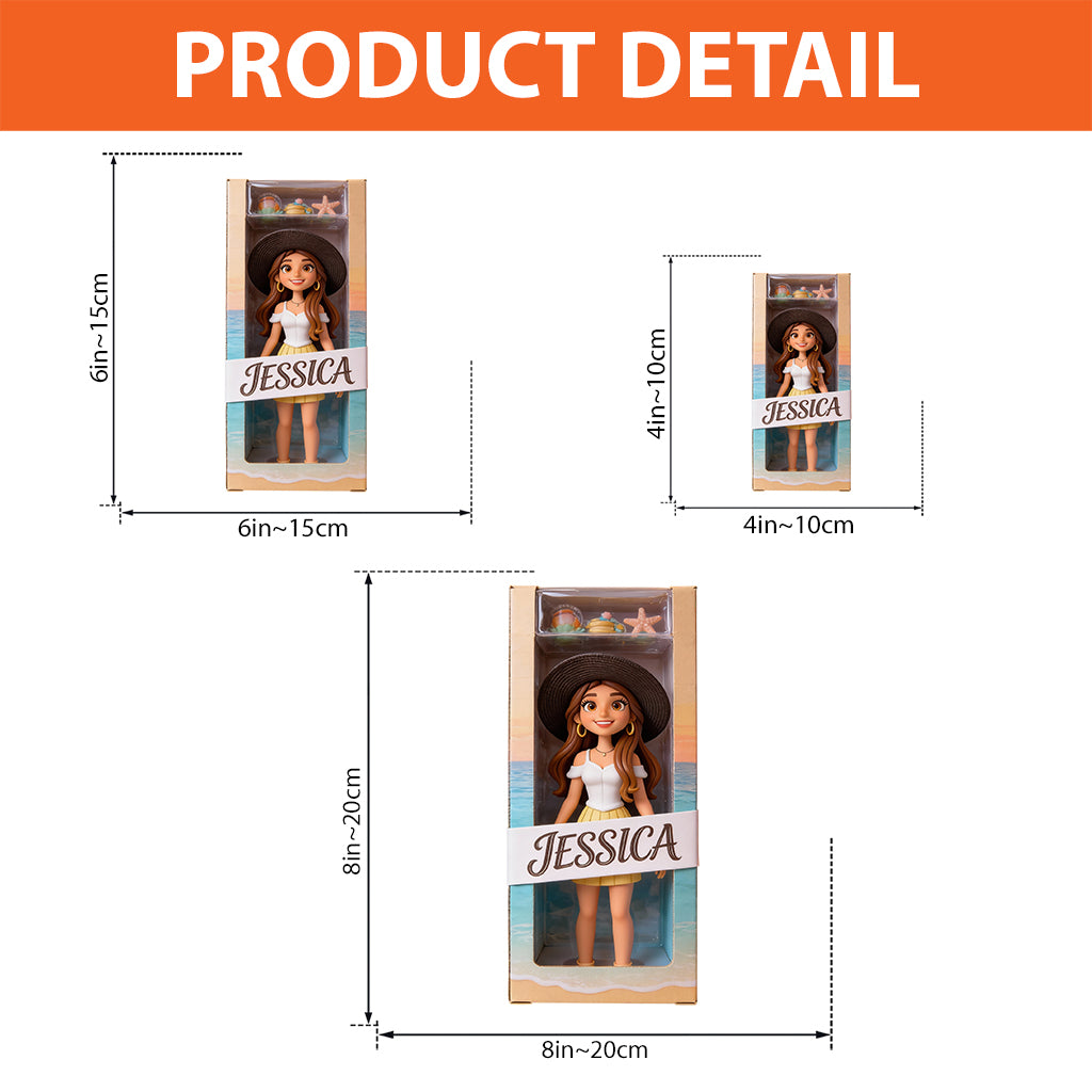 Reiselust – Personalisierte Acrylplakette in individueller Form