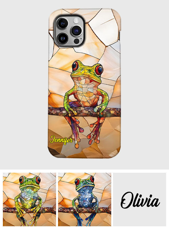 Frogs Light - Gift For Frog Lovers - Personalized Frog Full Print Phone Case