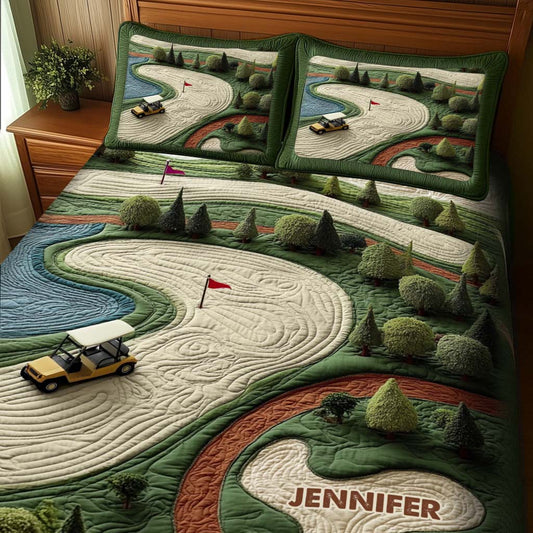 Golf Course - Personalized Golf Bedding Set