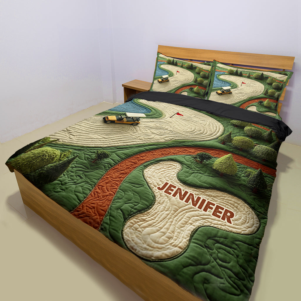 Golf Course - Personalized Golf Bedding Set