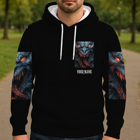 Gruseliges Monster - Personalisiertes Halloween-Shirt