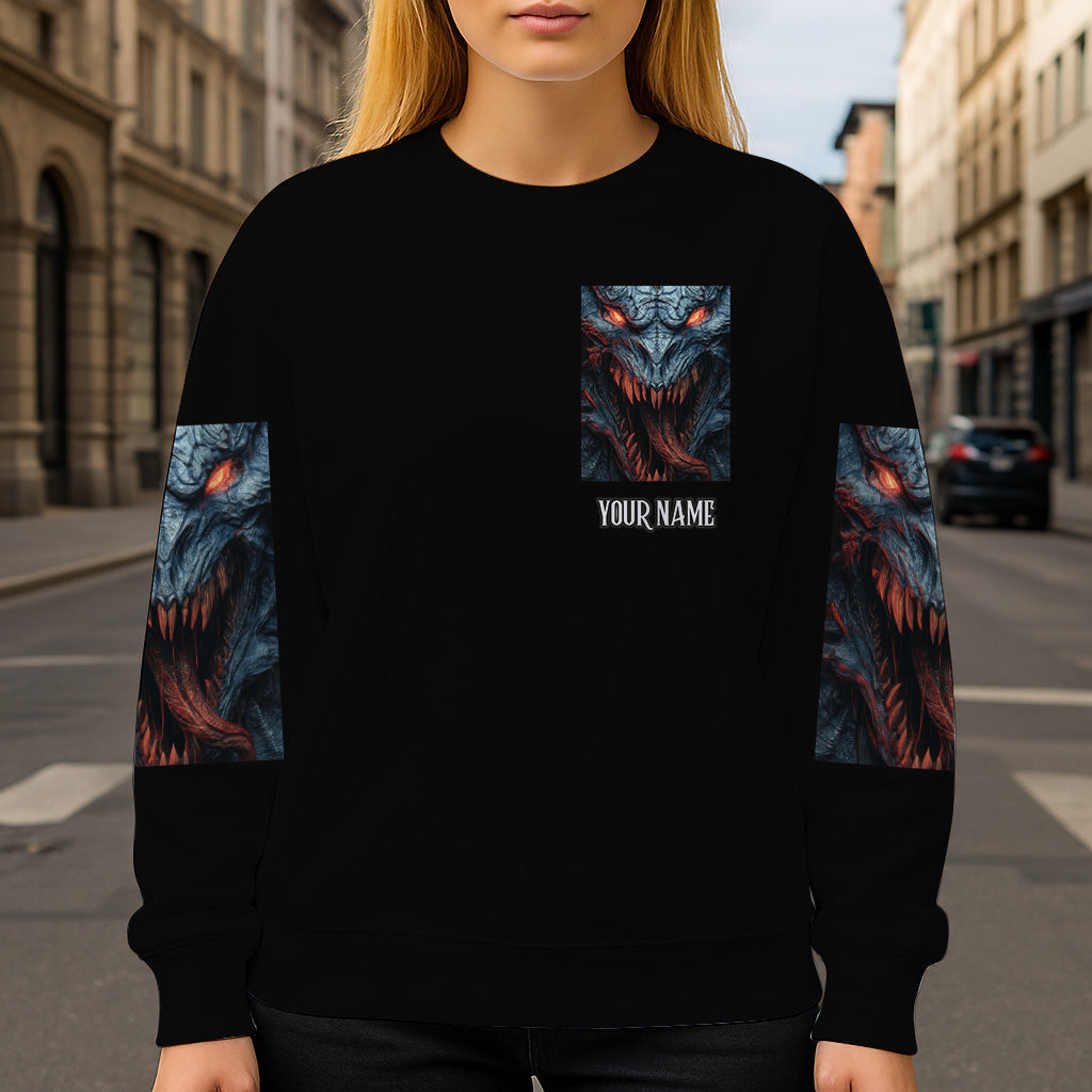 Gruseliges Monster - Personalisiertes Halloween-Shirt