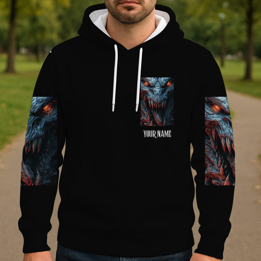 Gruseliges Monster - Personalisiertes Halloween-Shirt