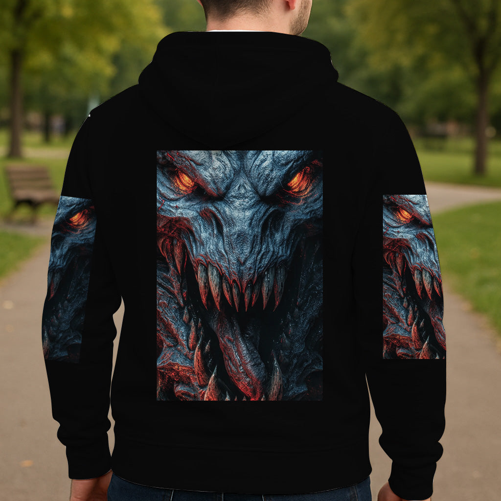 Gruseliges Monster - Personalisiertes Halloween-Shirt