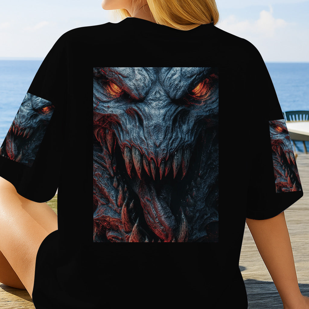 Gruseliges Monster - Personalisiertes Halloween-Shirt