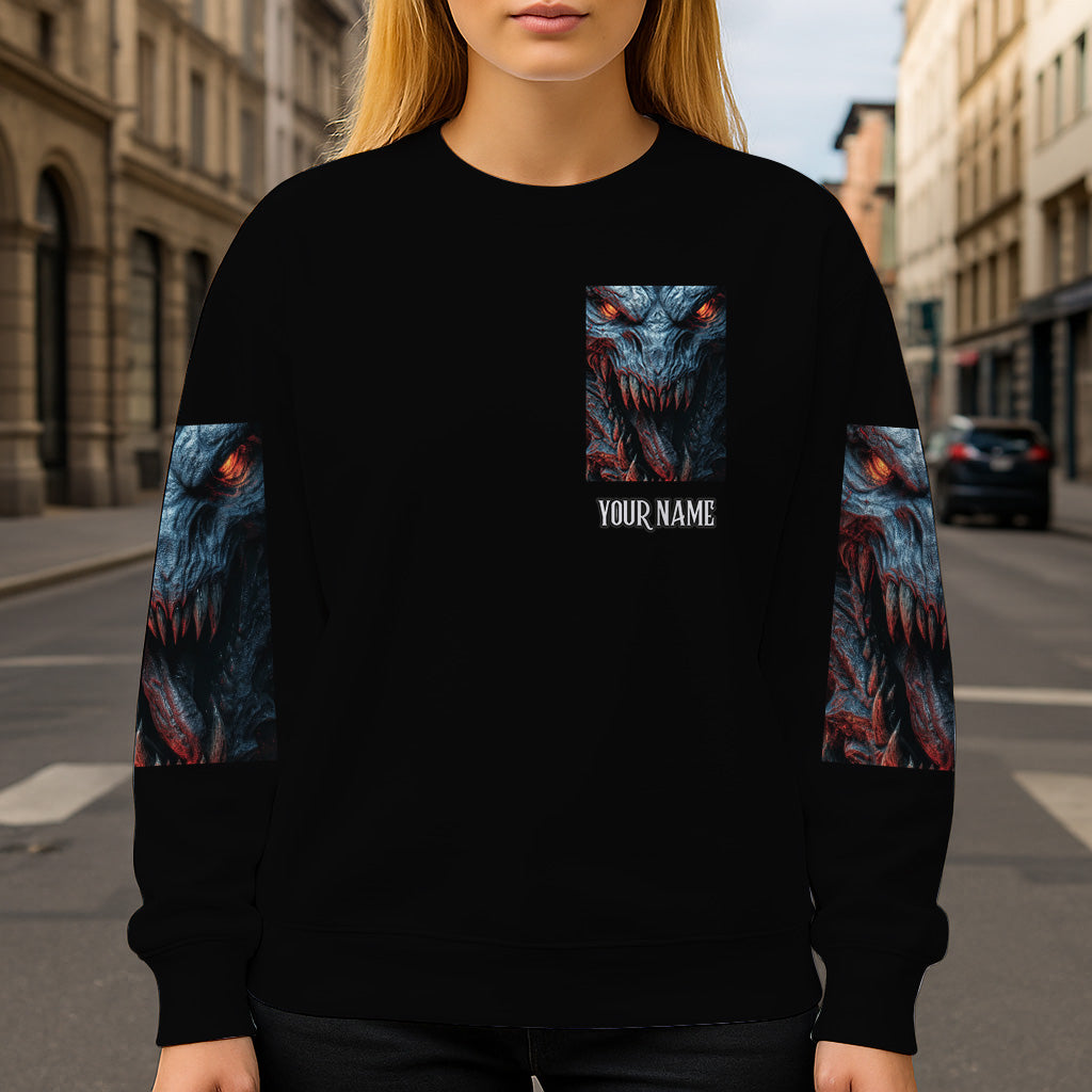 Gruseliges Monster - Personalisiertes Halloween-Shirt