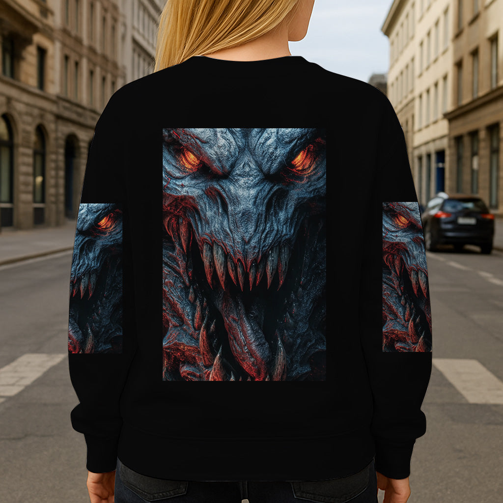 Gruseliges Monster - Personalisiertes Halloween-Shirt