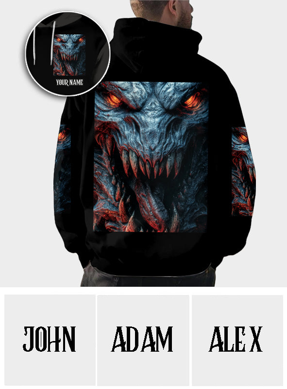 Gruseliges Monster - Personalisiertes Halloween-Shirt