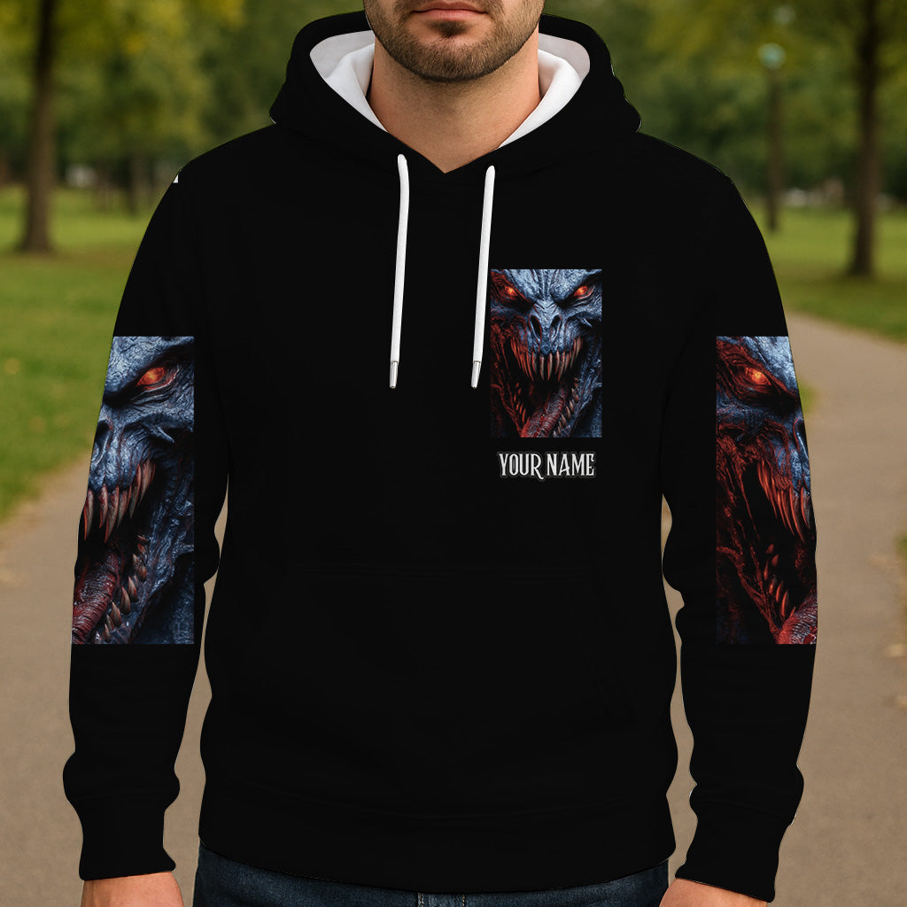 Gruseliges Monster - Personalisiertes Halloween-Shirt