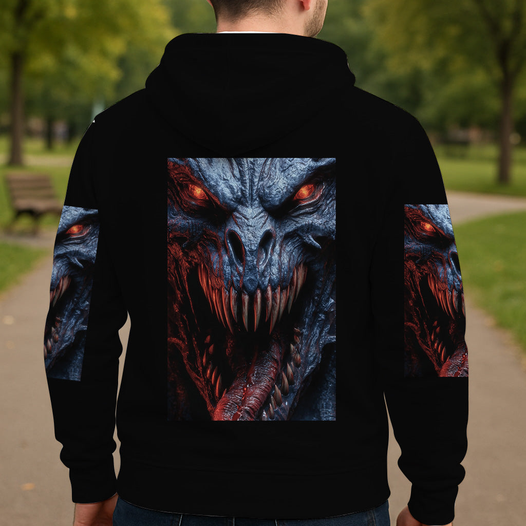 Gruseliges Monster - Personalisiertes Halloween-Shirt