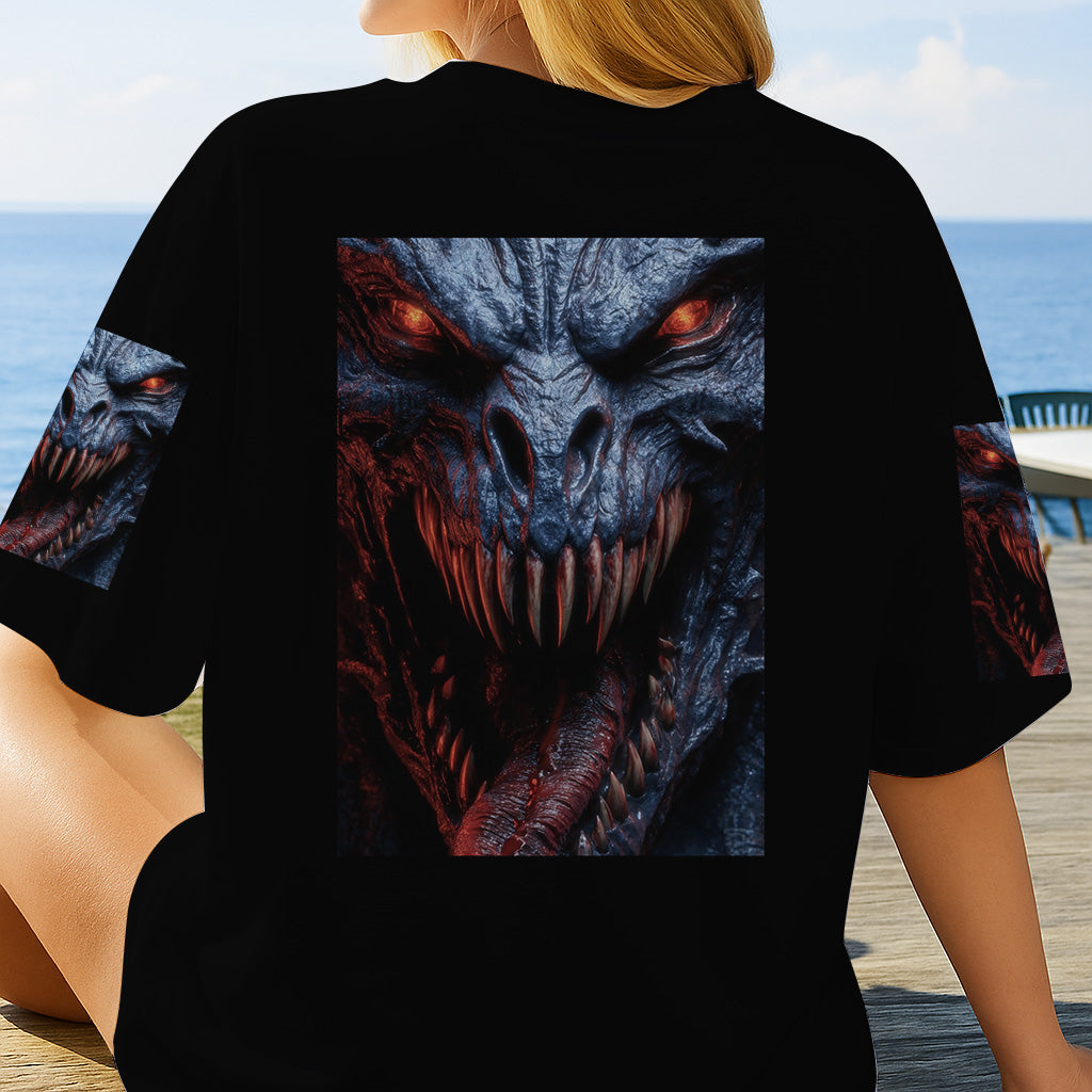 Gruseliges Monster - Personalisiertes Halloween-Shirt