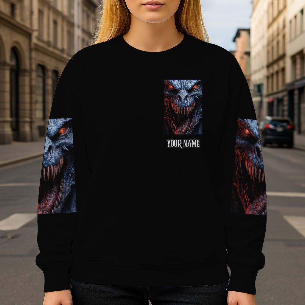 Gruseliges Monster - Personalisiertes Halloween-Shirt