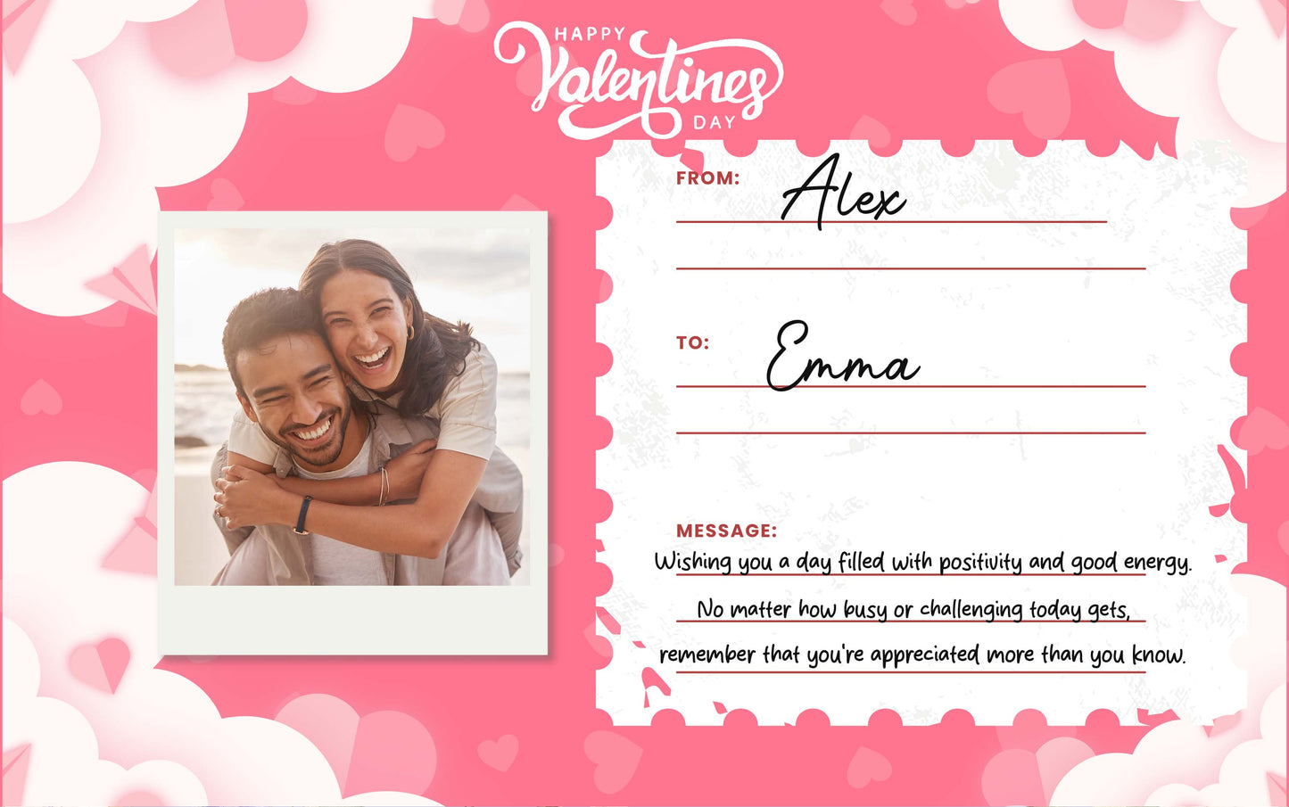 Geschenkkarte für Paare – Personalisierte digitale Geschenkkarte