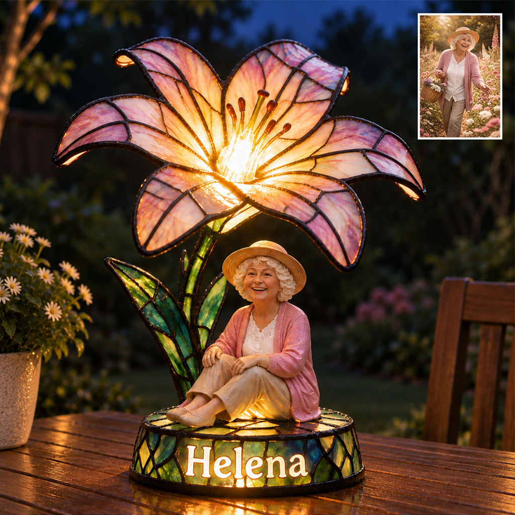 Garden Glow - Personalized Gardening Solar Acrylic Light
