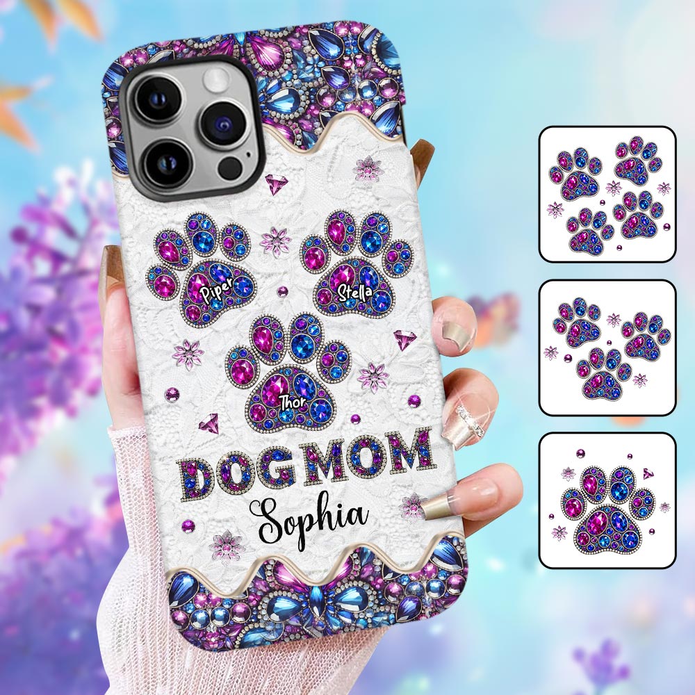 Dog Mom - Personalized Dog Full Print Phone Case