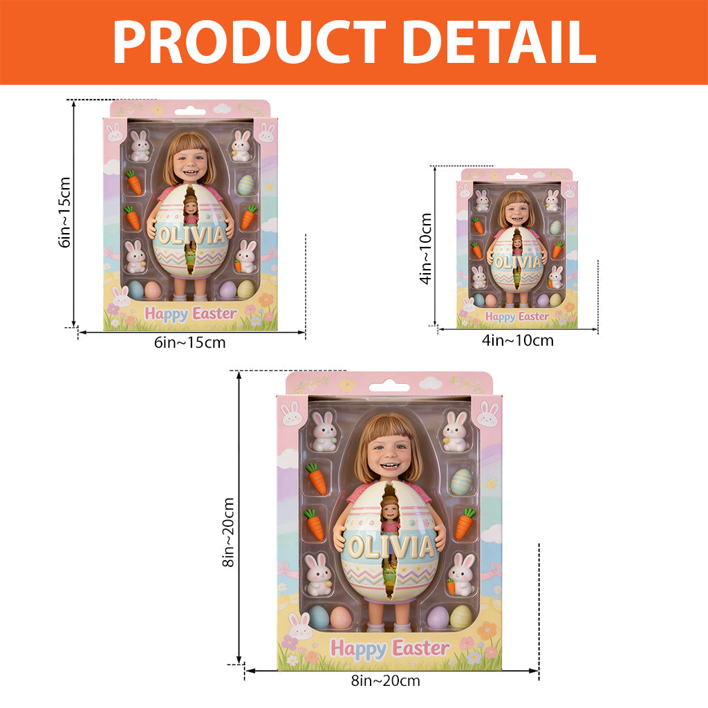 Easter Day Gift For Children - Personalized Kid Custom Shaped Acrylic Plaque