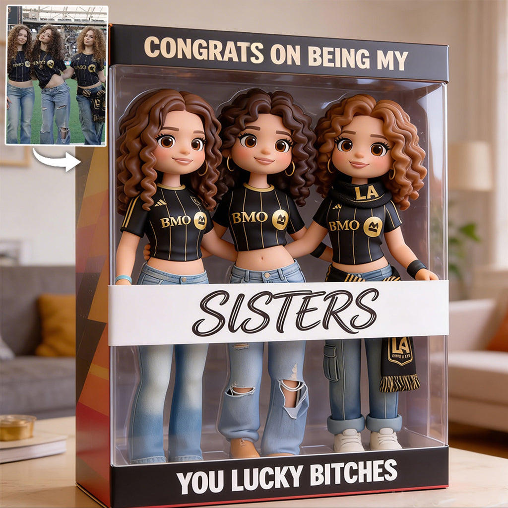 Congrats On Being My Sister - Personalized Sister Custom Shaped Acrylic Plaque