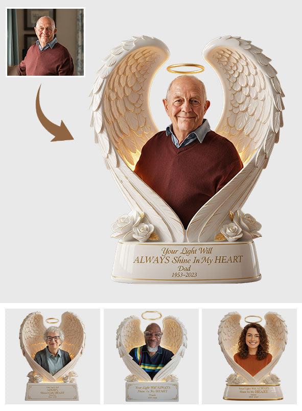 „Wenn du mich vermisst, fürchte dich nicht“-Gedenkschild – Personalisierter Gedenkkerzenhalter