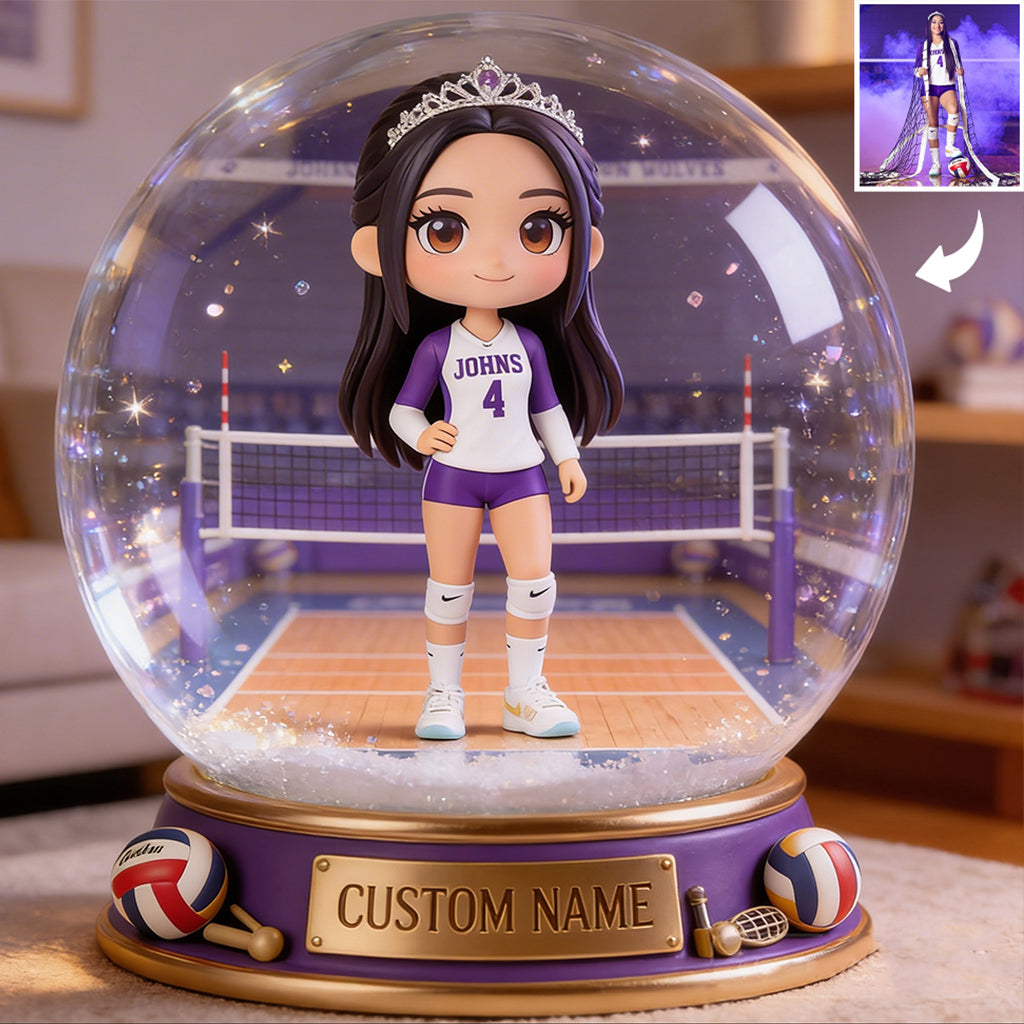 Any Sport - Personalized Volleyball Custom Shaped Acrylic Plaque