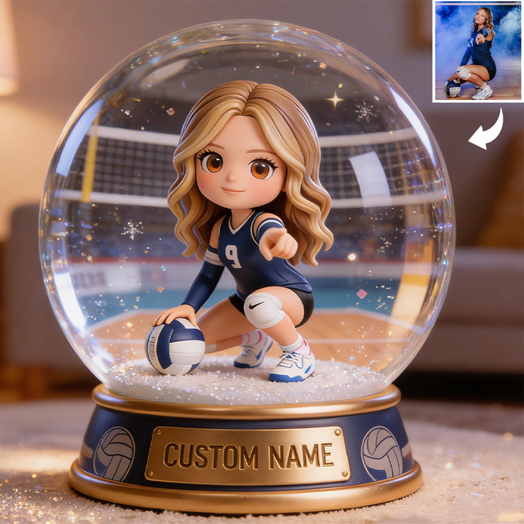 Any Sport - Personalized Volleyball Custom Shaped Acrylic Plaque