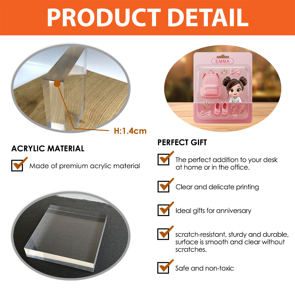 Mein Favorit – personalisierte Acrylplakette in Kinderform