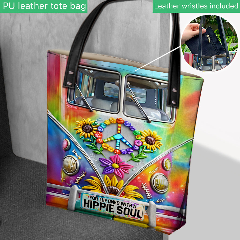 Hippie-Stil, Hippie-Van – personalisierte Hippie-Tragetasche