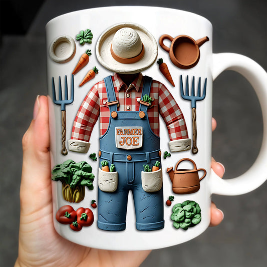 Gift for Farmer, Dad, Mom - Personalized Farmer Mug