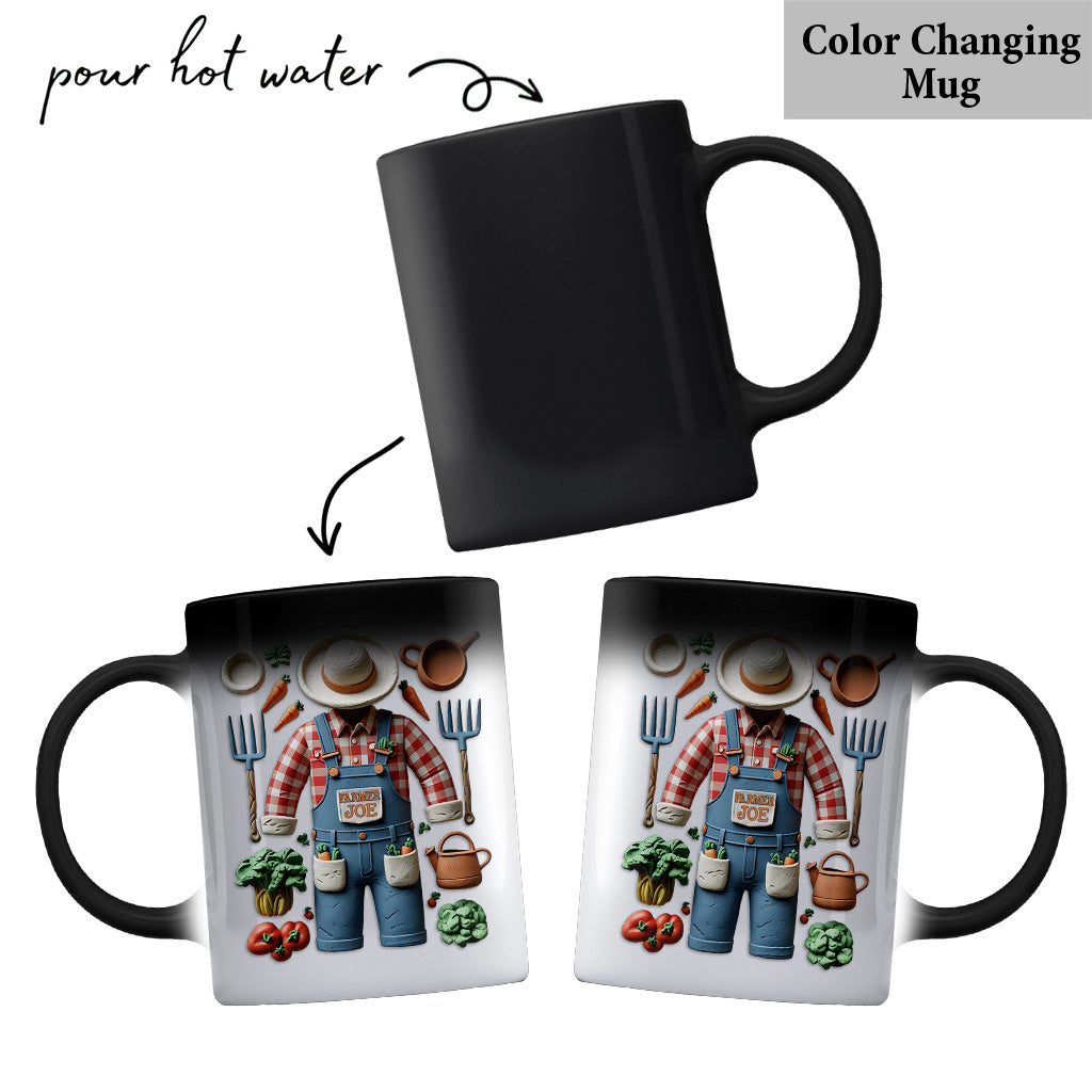 Geschenk für Landwirte, Väter und Mütter – personalisierte Bauerntasse