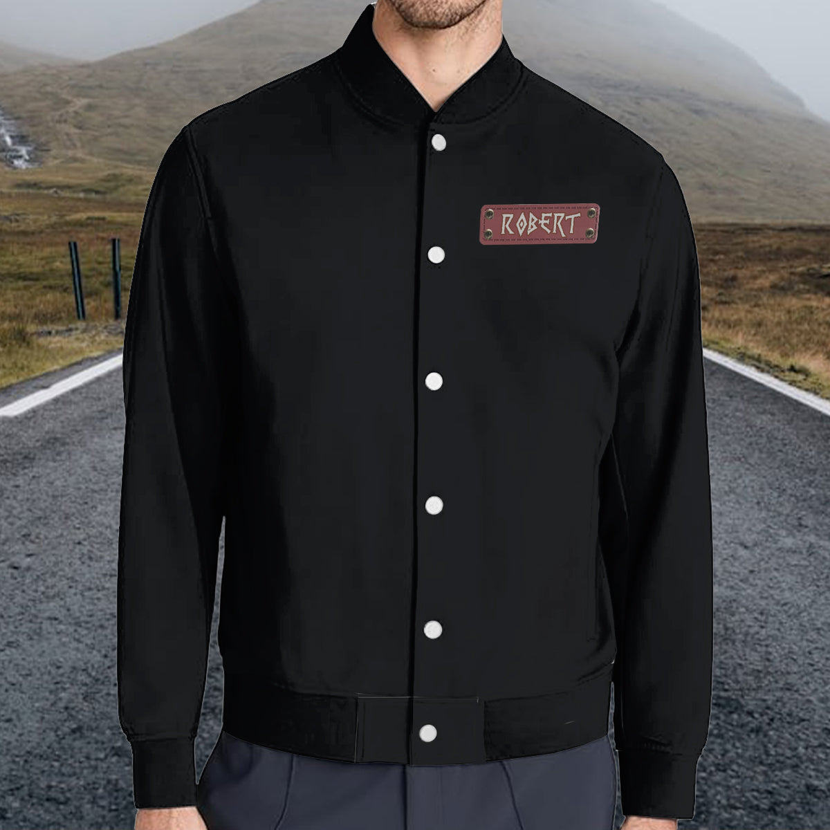 Ritter Gottes – Personalisierte christliche Collegejacke