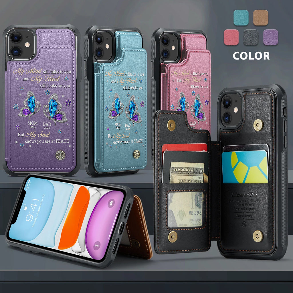 I Love You Forever - Personalized Memorial Wallet Phone Case