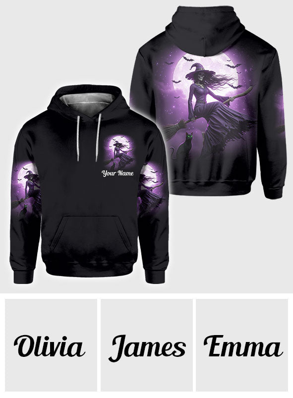 Ein bisschen böse – personalisiertes Hexen-Shirt