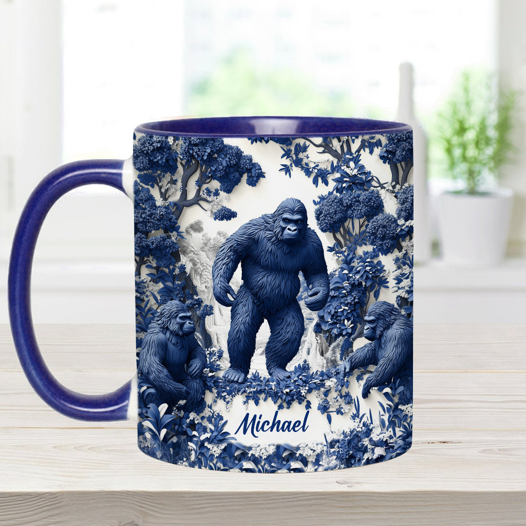 Bigfoot Summer Vibes - Personalized Hiking Accent Mug