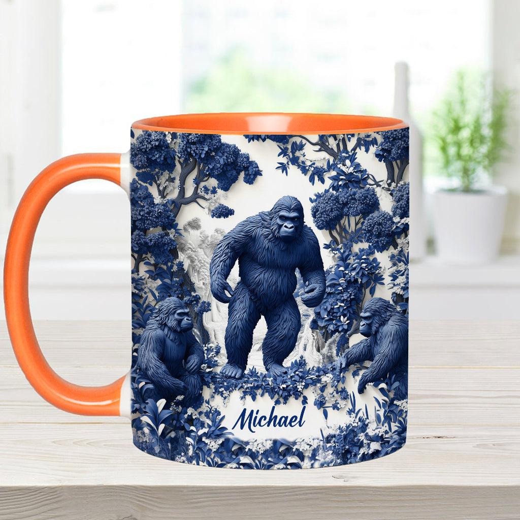 Bigfoot Summer Vibes - Personalized Hiking Accent Mug