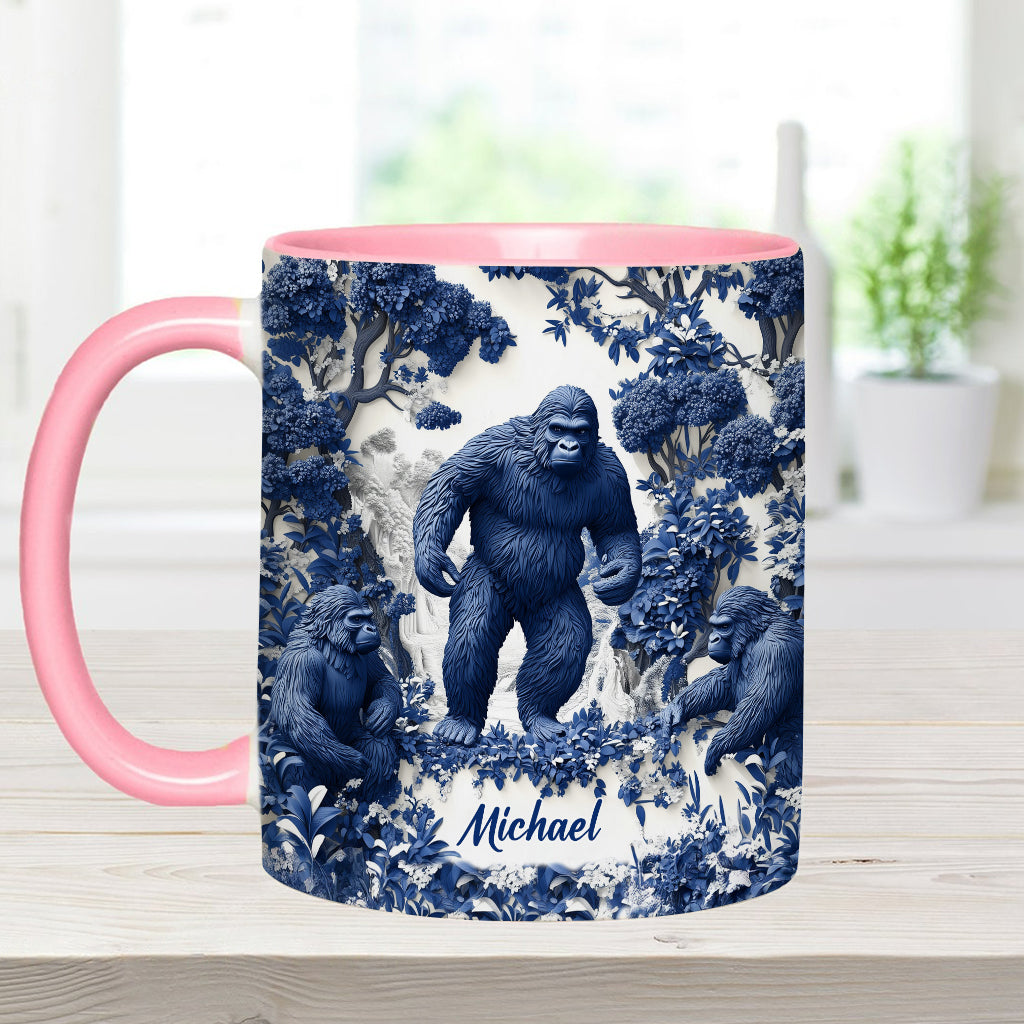 Bigfoot Summer Vibes - Personalized Hiking Accent Mug
