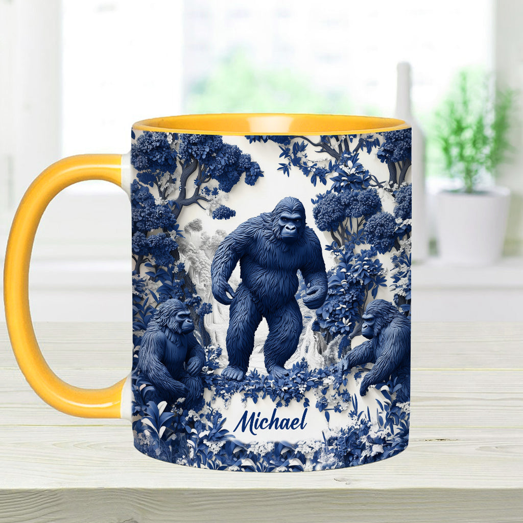 Bigfoot Summer Vibes - Personalized Hiking Accent Mug