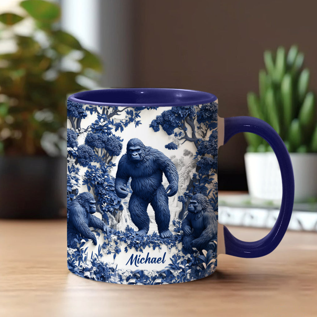 Bigfoot Summer Vibes - Personalized Hiking Accent Mug