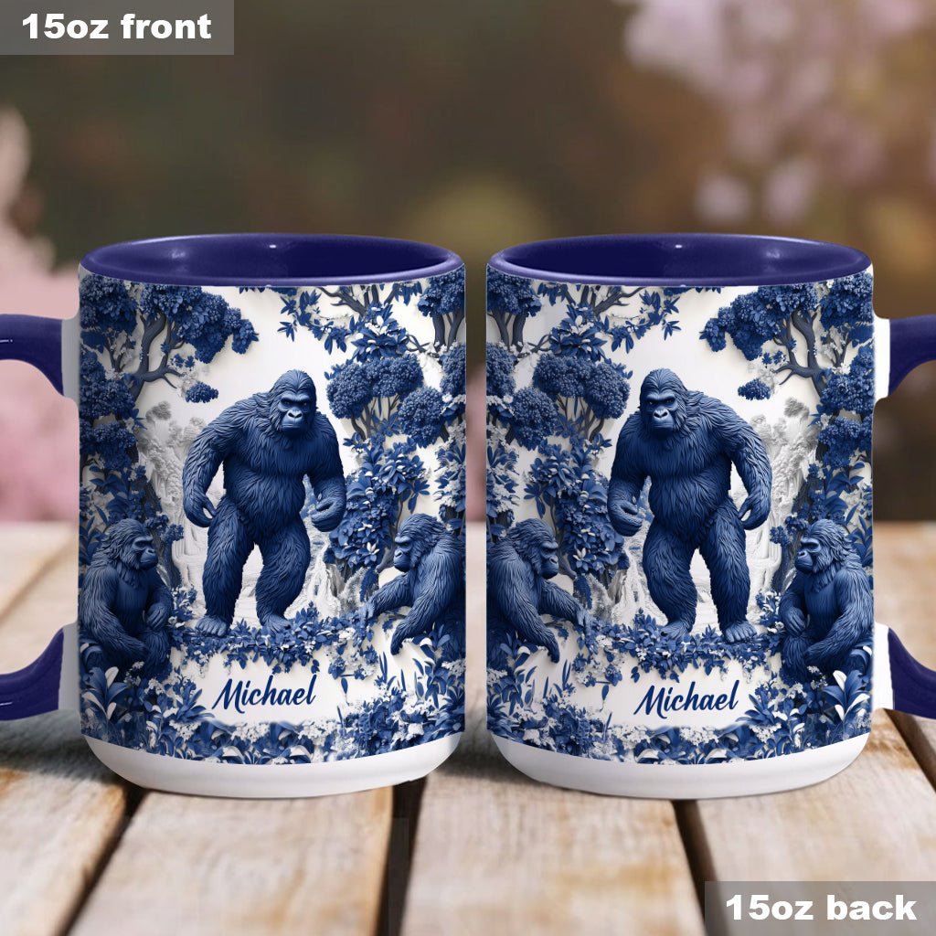 Bigfoot Summer Vibes - Personalized Hiking Accent Mug