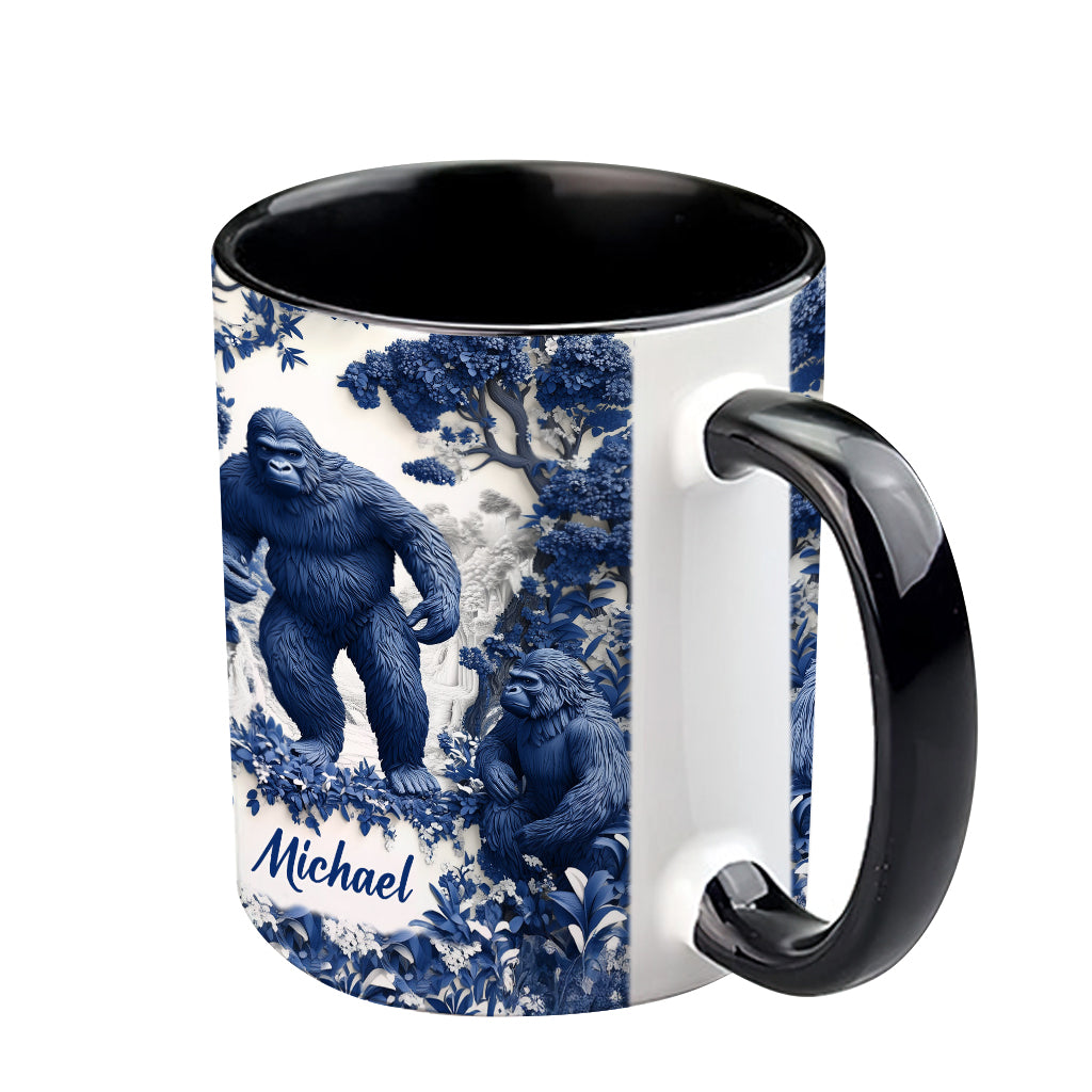 Bigfoot Summer Vibes - Personalized Hiking Accent Mug