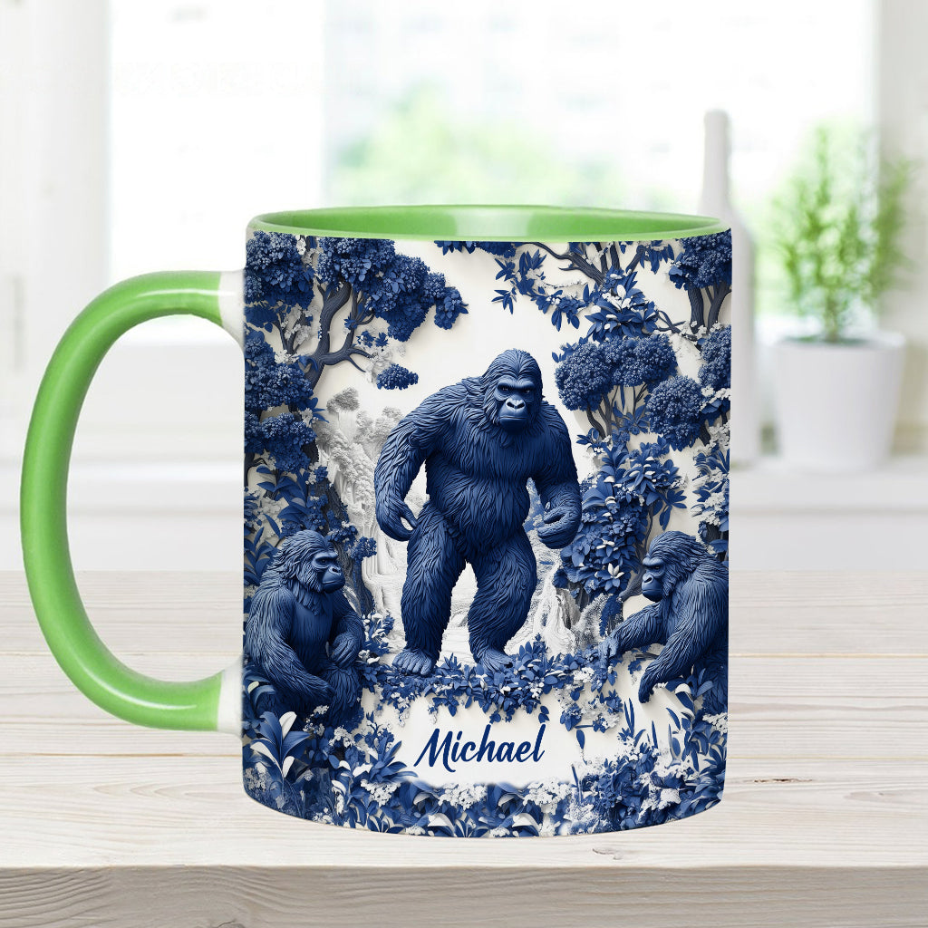 Bigfoot Summer Vibes - Personalized Hiking Accent Mug