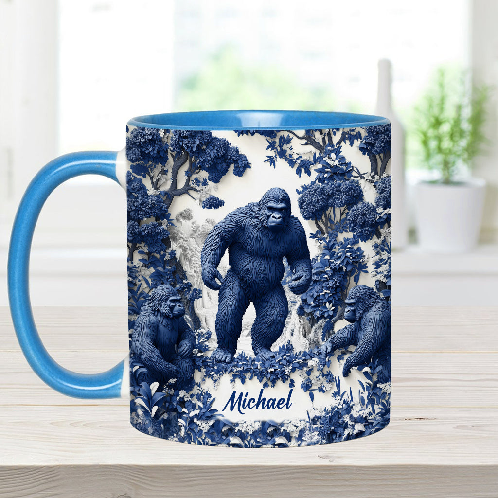 Bigfoot Summer Vibes - Personalized Hiking Accent Mug
