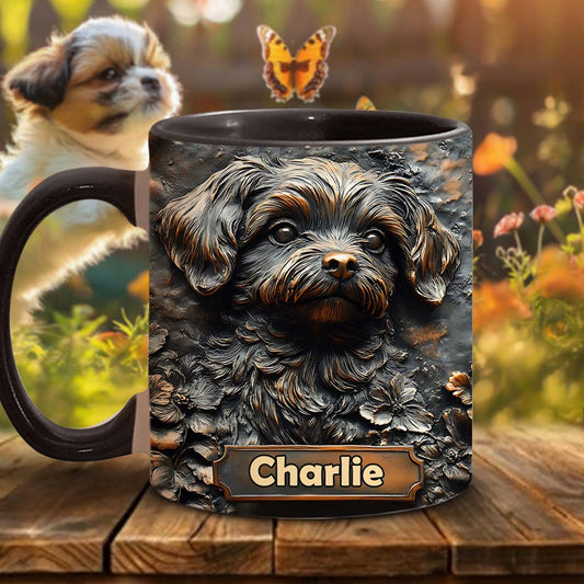 Love Shih Tzu - Personalized Dog Accent Mug