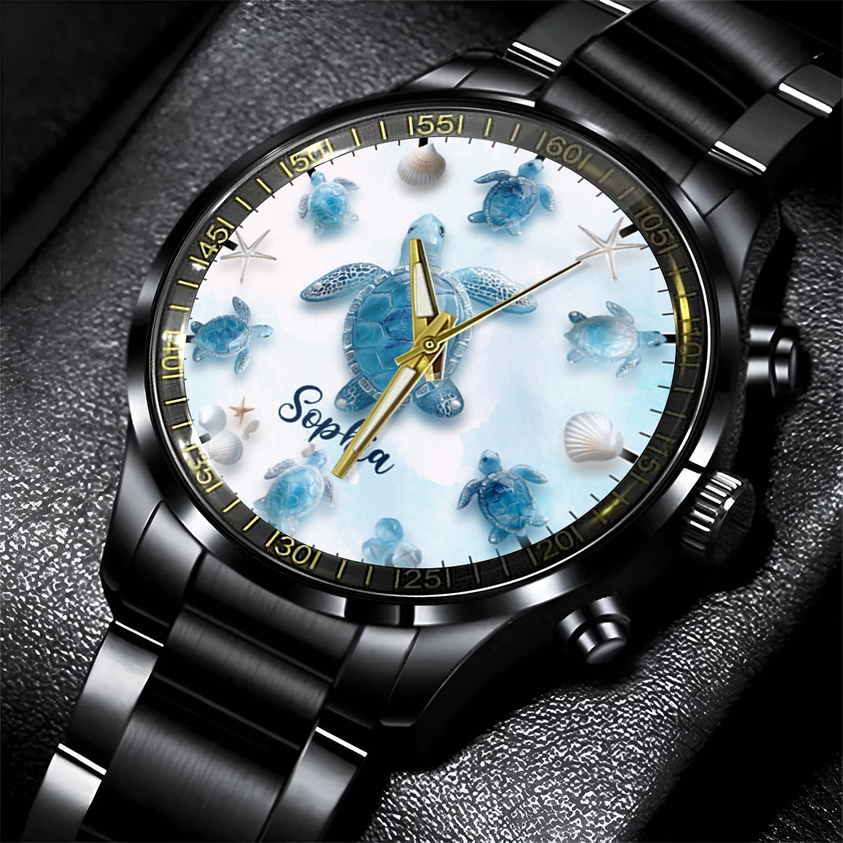 Just A Girl Who Loves Turtles - Personalized Turtle Hand Watch