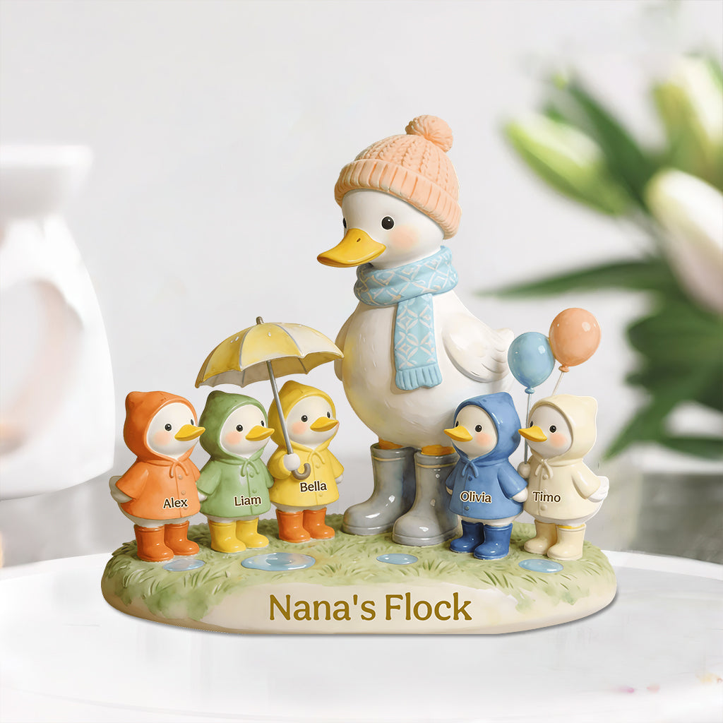 Omas Geschenk für Mama, Nana – Personalisierte Acrylplakette in individueller Form