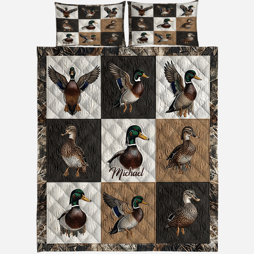 Jagdsaison – Personalisiertes Jagd-Quilt-Set
