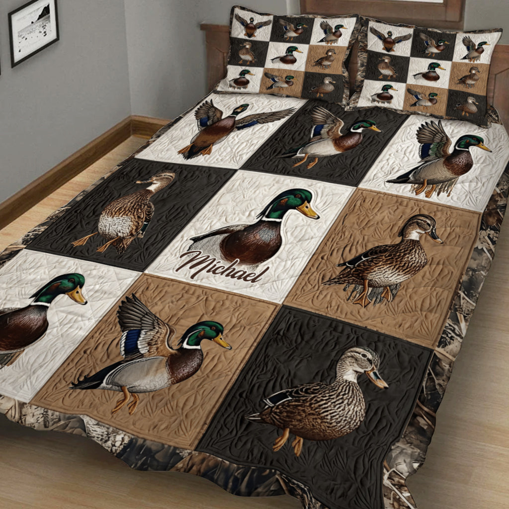 Jagdsaison – Personalisiertes Jagd-Quilt-Set