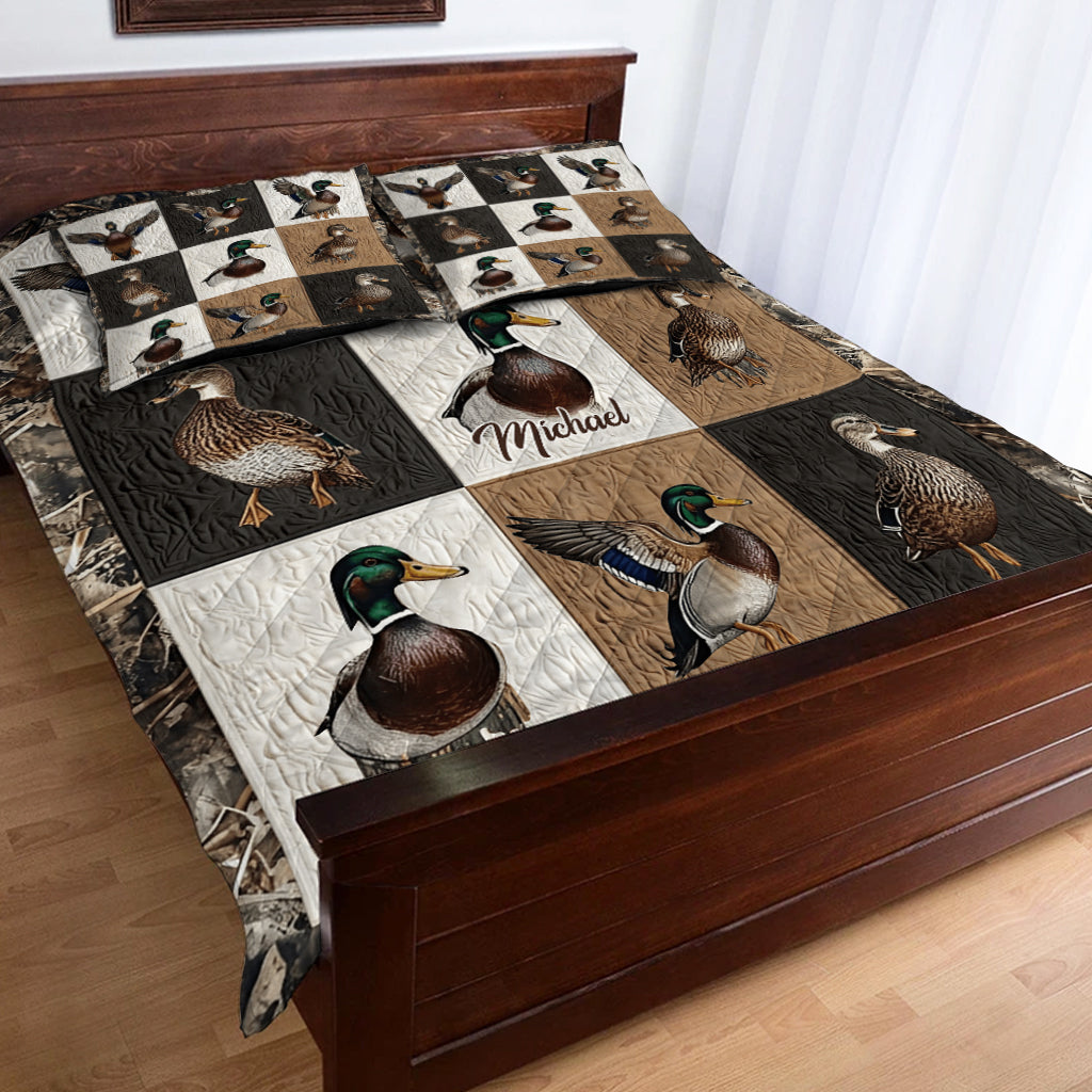 Jagdsaison – Personalisiertes Jagd-Quilt-Set