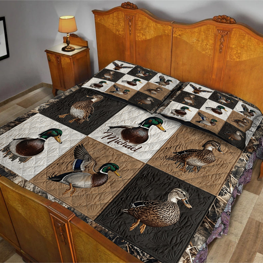 Jagdsaison – Personalisiertes Jagd-Quilt-Set