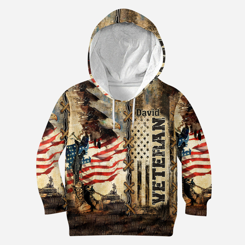 I Am A Veteran - Personalized Veteran All Over Shirt