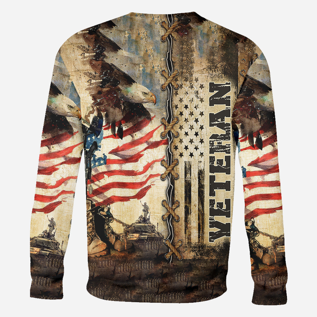 I Am A Veteran - Personalized Veteran All Over Shirt